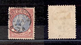 2718 ESTERO  - OLANDA - 1893 - 2,50 Guld Guglielmina III (45aA) - Usato (170) - Other & Unclassified