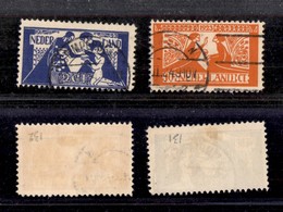 2720 ESTERO  - OLANDA - 1923 - Pro Opere Culturali (134/135) - Serie Completa Di 2 Valori - Usati (40) - Other & Unclassified