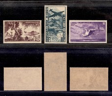 2821 TEMATICA - FLORA E FAUNA - Martinique - 1947 - Posta Aerea (256/258) - Serie Completa Di 3 Valori - Gomma Integra ( - Other & Unclassified