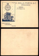 2881 CARTOLINE - PUBBLICITARIE - Orologerie A.Dalla Porta & C. - Verona - Nuova Fg - Autres & Non Classés