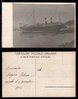 2885 CARTOLINE - NAVI-MARINA - 1907 - Varo Piroscafo "Regina Elena" - Fotografica - Nuova FP - Other & Unclassified