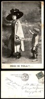 2893 CARTOLINE - COMMEMORATIVE - Oggi Si Vola! - Viaggiata 1910 FP - Other & Unclassified