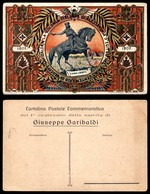 2900 CARTOLINE - COMMEMORATIVE - I° Centenario Nascita Garibaldi - Illustrata Musarelli - Nuova FP - Other & Unclassified