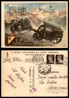 2918 CARTOLINE - MILITARI - 3° Reggimento Artiglieria "Ferro Atque Igni Vastare" - Illustrata Boccasile - Viaggiata 1942 - Other & Unclassified