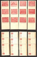 2992 CARTOLINE - INTERI - Commissione Privata - 1895 - S.Antonio Da Padova - Serie Completa Di 12 Cartoline Rosso Violac - Other & Unclassified