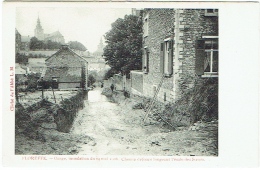 Floreffe. Orage, Inondation Du 14 Mai 1906. Chemin Défoncé Longeant L'Ecole Des Soeurs. - Floreffe
