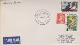 AAT 1975 Davis Cover Ca 4 Ja 75 (38462) - Briefe U. Dokumente