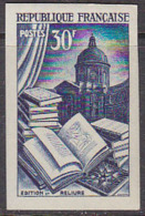 France (1954) Bookbinding.  Trial Color Proof.  Scott No 712, Yvert No 971. - Autres & Non Classés