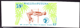 Wallis & Futuna (1979) High Jump. Imperforate.  Scott No 239.  Yvert No 244. South Pacific Games. - Geschnittene, Druckproben Und Abarten