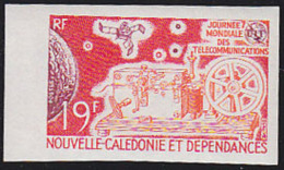 New Caledonia (1971) Morse Recorder. Imperforate.  Scott No 390, Yvert No 374. - Imperforates, Proofs & Errors