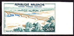 Madagascar (1960) Mandrare Bridge. Imperforate.  Scott No C66, Yvert No PA83. - Madagascar (1960-...)