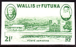 Wallis & Futuna (1960) View Of Mata-Utu. Trial Color Proof.  Scott No C13, Yvert No PA16. - Sin Dentar, Pruebas De Impresión Y Variedades