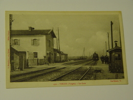 VOSGES-430-VINCEY-LA GARE-TRAIN ANIMEE - Vincey