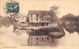 Delcampe - GERS  32  CONDOM    BAISE, CANAL ET MOULIN DE BARLET - Condom