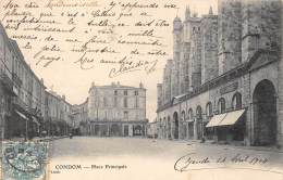 Delcampe - GERS  32  CONDOM    PLACE PRINCIPALE - Condom