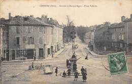 Delcampe - GERS  32  CONDOM    AVENUE ET ROUTE D'AGEN - PLACE VOLTAIRE - Condom
