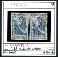 Frankreich - France - Francia -  Michel 764 + Farbvariante / + Variété Couleur - Oo Oblit. Used Gebruikt - Oblitérés