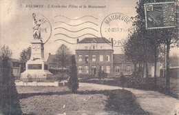 NORD - 59 - AULNOYE - L'école Des Filles Et Le Monument - Aulnoye