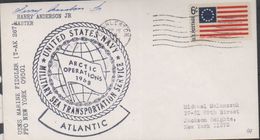 USA 1968 Marine Ship Fiddler / Arctic Operations 1968 Cover Si Master (38477) - Navires & Brise-glace