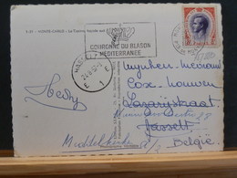 75/880   CP  POUR LA BELG.  1957 - Cartas & Documentos