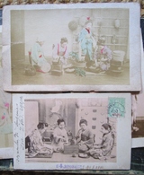 Japon Lot 4 Cartes  Photos Anciennes Japonaises - Sonstige & Ohne Zuordnung