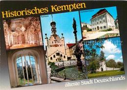 72857055 Kempten Allgaeu Historische Gebaeude Residenz Thronsaal Rathaus Zumstei - Kempten