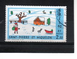 St Pierre & Miquelon--N° 533 -- Noel 1990 - Used Stamps