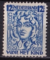 1928 Kinderzegels Hoogste Waarde 12½ + 3½ Cent Blauw Lijntanding 12 NVPH 223 A Postfris - Neufs