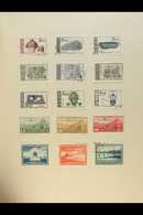 FOREIGN COUNTRIES COLLECTION IN TWO ALBUMS  1852-1980 MINT & USED ALL DIFFERENT COLLECTION With Useful Ranges From Andor - Andere & Zonder Classificatie