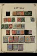 1863-1954 MINT & USED COLLECTION  Presented On Album Pages, We See 1863-7 1d Mint & Used, 6d Used, 1872 Wmk Crown CC Per - Andere & Zonder Classificatie