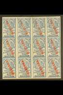 REVENUES  BILLS OF EXCHANGE 1878 IMPERF PROOFS SE-TENANT BLOCK Of 12 (4x3) Printed In Blue On Gummed Thick Card, Contain - Sonstige & Ohne Zuordnung