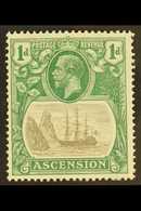 1924  1d Grey Black And Bright Blue-green, SG 11d, Very Fine Mint. For More Images, Please Visit Http://www.sandafayre.c - Ascension