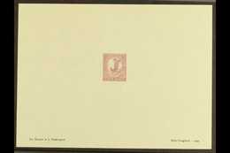 NEW SOUTH WALES  1949 Helio-Vaugirard Sample Die Proof Of The 1888-89 8d Lilac-rose "Superb Lyrebird" (SG 257, Scott 81) - Altri & Non Classificati
