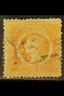 NEW SOUTH WALES  1860-72 8d Orange Diadem Perf 12, SG 150, Good Colour And Lightly Cancelled, One Shorter Perf At Top, V - Other & Unclassified