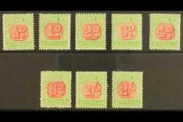 POSTAGE DUES  1909-11 Perf 12x12½ Complete Set To 2s, SG D63/70, Fine Mint, Very Fresh. (8 Stamps) For More Images, Plea - Sonstige & Ohne Zuordnung