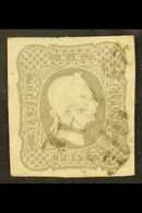 NEWSPAPER STAMP  1861 (1.05k) Brownish Lilac, Imperforate, Mi 23, SG N38a, Fine Used With Light Cancel, Four Good Margin - Sonstige & Ohne Zuordnung