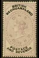 1888  £1 Lilac And Black, SG 20, Mint Lightly Hinged With Glorious Crisp Appearance. A Beauty. For More Images, Please V - Sonstige & Ohne Zuordnung