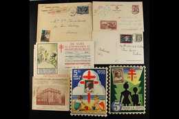 CINDERELLAS - ANTI-TB  1920's To 1940's Delightful Collection Of Stamps And Covers. Good Range Of Stamps Including 1937  - Altri & Non Classificati