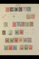 1865-1936 MINT ONLY COLLECTION  Presented On Printed "New Ideal" Album Pages & Includes 1865 CC Wmk 1d Pale Rose & Perf  - Bermuda
