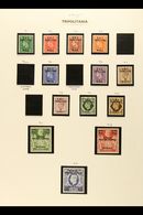 TRIPOLITANIA  1948 - 1951 Complete Mint Collection Including Postage Dues, SG T1/34, TD1/10, Very Fine And Mint. (44 Sta - Africa Orientale Italiana