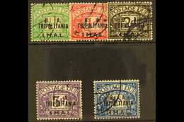 TRIPOLITANIA  POSTAGE DUES 1950 Set Complete, SG TD6/10, Very Fine Used. Scarce Set. (5 Stamps) For More Images, Please  - Africa Orientale Italiana