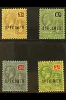1922-28  Set Complete Opt'd "SPECIMEN", SG 82s/5s, Never Hinged Mint. Scarce (4 Stamps) For More Images, Please Visit Ht - British Virgin Islands