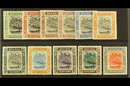 1907  Brunei River Set, SG 23/33, Very Fine And Fresh Mint. (11 Stamps) For More Images, Please Visit Http://www.sandafa - Brunei (...-1984)