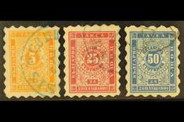 POSTAGE DUE  1884-95 (perf 5 To 7½) Set, SG D46/48a, Very Fine Used. (3 Stamps) For More Images, Please Visit Http://www - Other & Unclassified