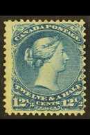 1868  12½c Bright Blue Large Queen, Ottawa Printing, SG 51, Mint With Part O.g, Thin. For More Images, Please Visit Http - Other & Unclassified