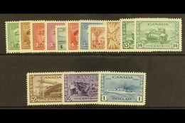 1942  War Effort Set Complete, SG 375/88, Very Fine Mint. (14 Stamps) For More Images, Please Visit Http://www.sandafayr - Sonstige & Ohne Zuordnung