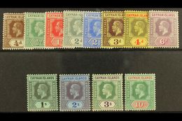 1912-20  KGV Definitive Set To 3s & 10s, SG 40/50 & 52b, Very Fine Mint (12 Stamps) For More Images, Please Visit Http:/ - Kaimaninseln