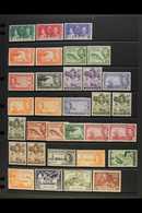 1937-52 ALL DIFFERENT MINT COLLECTION  Presented On Stock Pages. Includes 1938-48 Definitive Set With Most Addition Perf - Cayman (Isole)