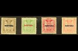 1931  Postal Fiscal "RAROTONGA^ Overprinted Set To £1, SG 95/98, Very Fine Never Hinged Mint. (4 Stamps) For More Images - Cookeilanden