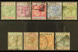 1894-96  Set To 18pi, SG 40-48, Fine Used. (9) For More Images, Please Visit Http://www.sandafayre.com/itemdetails.aspx? - Other & Unclassified